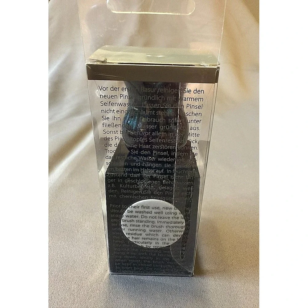 New BASS Men Shaving Brush Drip Stand Made in Germany Finest Quality 4